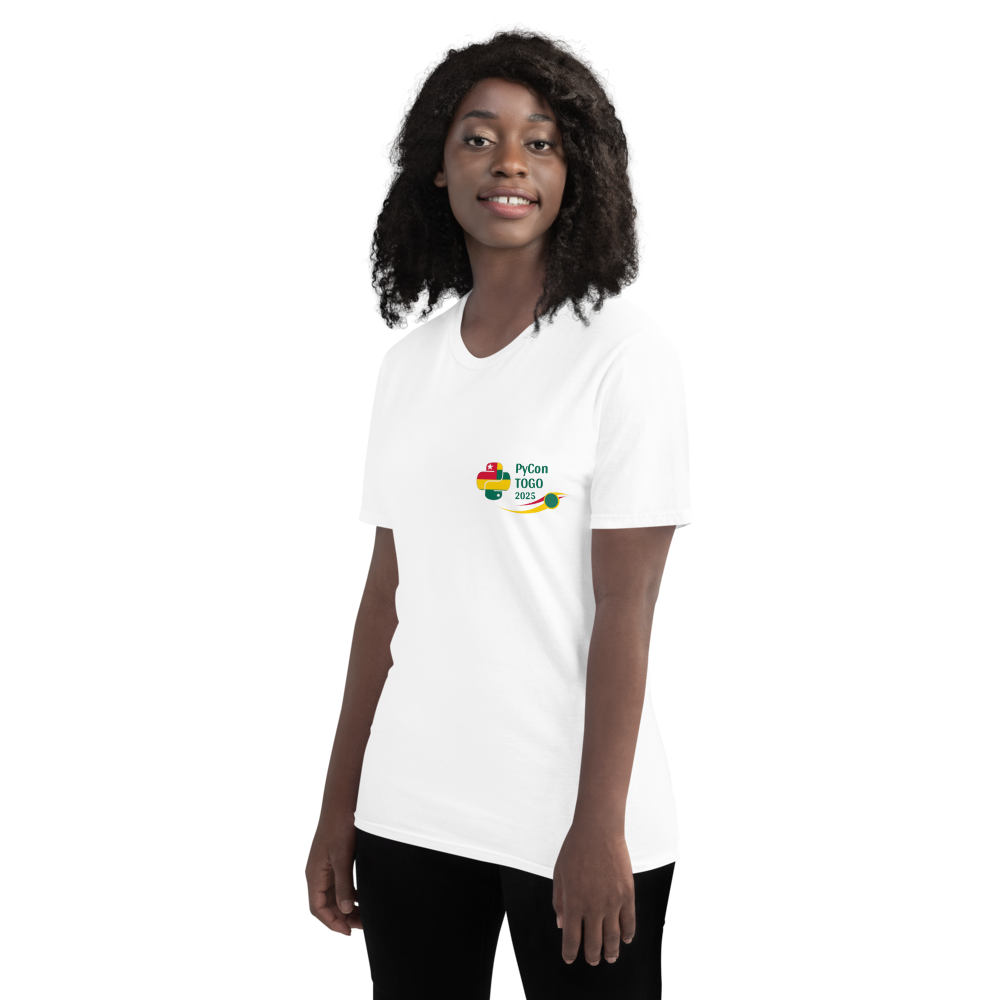 White PyCon Togo 2025 T-Shirt